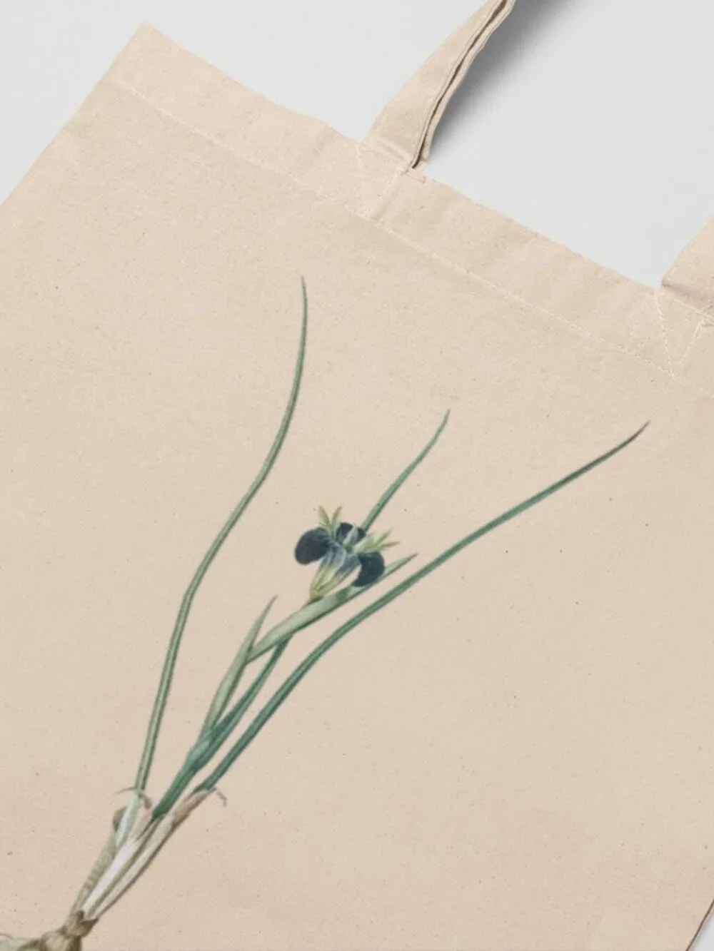 Snake's Head Fritillary Vintage Floral Print Graphic Canvas Tote Bag